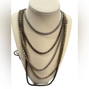 Vintage‎ Multicolor Chain Rope Necklace